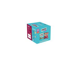 PROPERCHIPS - Multipack Box, Barbecue and Salt & Vinegar Lentil Chips, Vegan, Gluten Free Snacks, 14g, 32 Packs, (16 bags of each flavour)