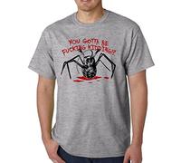 Properganda The Thing You Gotta Be Kidding t-Shirt // John Carpenter Horror SCI FI Cult Film Geek Quote 80s (XXLarge, Athletic Grey)