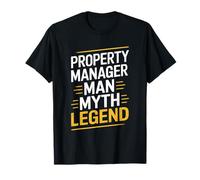 Property Manager Man Myth Legend, Rental Management Landlord T-Shirt