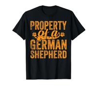 Property of A German Shepherd Value Graphic T-Shirt, Men, Black, L