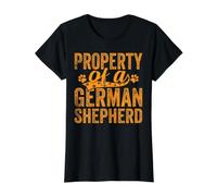 Property of A German Shepherd Value Graphic T-Shirt, Women, Black, L