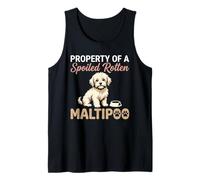 Property of a Spoiled Rotten Maltipoo Dog Breed Pet Tank Top
