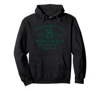 Property of Borough Market London England Green Print Pullover Hoodie