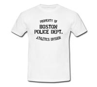 Property of Boston Police Dept Worn on TV Rizzoli Isles T-Shirt White XXL
