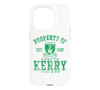 Property of County Kerry Ireland Green Distressed Print Case for iPhone 15 Pro