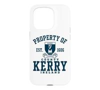 Property of County Kerry Ireland Navy Print Case for iPhone 15 Pro