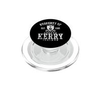 Property of County Kerry Ireland White Distressed Print PopSockets PopGrip for MagSafe