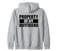 Property Of My Boyfriend Zip Hoodie