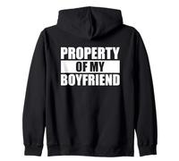 Property Of My Boyfriend Zip Hoodie