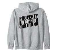 Property Of My Hot Girlfriend Zip Hoodie
