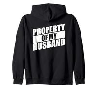 Property Of My Husband Zip Hoodie