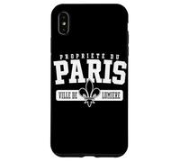 Property of Paris City of Light in French Case for iPhone XS Max