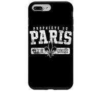 Property of Paris City of Light in French Distressed Case for iPhone 7 Plus/8 Plus