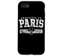 Property of Paris City of Light in French Distressed Case for iPhone SE (2020) / 7 / 8
