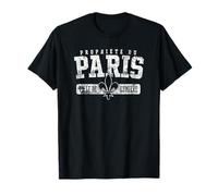 Property of Paris City of Light in French Distressed T-Shirt
