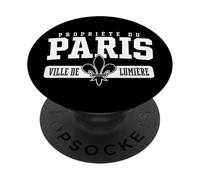 Property of Paris City of Light in French PopSockets Adhesive PopGrip