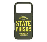 Property of State Prison Corrections Funny Case for iPhone 17 Pro