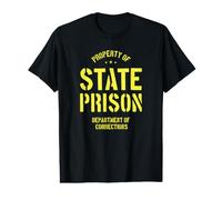 Property of State Prison Corrections Funny Value Graphic T-Shirt