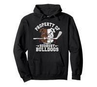 Property of Sudbury Bulldog Funny Hockey Dog Lover Funs Pullover Hoodie