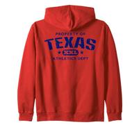 Property of Texas Athletics Dept XXL Zip Hoodie
