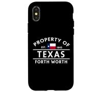 Property of Texas Forth Worth Case for iPhone X/XS
