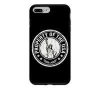 Property the USA Statue of Liberty Distressed Stamp Case for iPhone 7 Plus/8 Plus