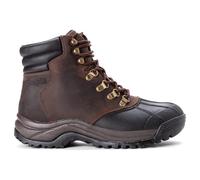 Propét Men's Blizzard Mid Lace Snow Boot, Brown, 8 UK