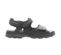 Propet Mens Hudson Sandal, Black, 14 XX-Wide