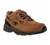 Propét Men's Stability Walker Sneaker, Choco Black Nubuck, 12 UK