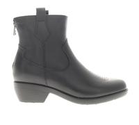 Propet Womens Maisie Round Toe Zippered Casual Boots Ankle Low Heel 1-2" - Black, Black, 8 UK Wide