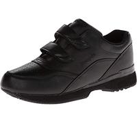 Propet Women's Tour Walker Strap Sneaker, Black, 9.5 X (2E)