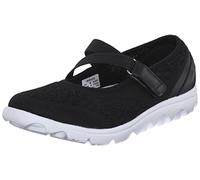 Propét Women's TravelActiv Mary Jane Flat, Black, 4.5 UK