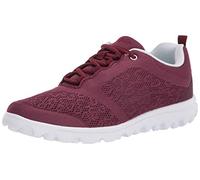 Propét Women's TravelActiv Sneaker, Cranberry, 8 UK