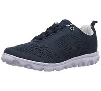 Propét Women's TravelActiv Walking Shoe, Navy, 7 UK