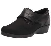 Propét Women's Wilma Hook and Loop Oxford, Black, 10 XX-Wide