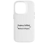 Prophecy Preterism Jesus Faith Gym Workout Case for iPhone 14 Pro