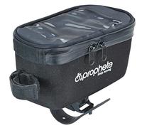 Prophete Bicycle Bag Top Tube Bag 1L with Smartphone Compartment up to 5.5 Inches, Water-Repellent, Hard Shell, Tool-Free Assembly, Ideal for Navigation