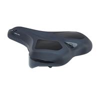 Prophete Touring City Saddle with Memory Foam, Ergonomic & Extra Wide, Lightweight & Comfortable for City and E-Bike, Size 266 x 192 mm, Weight 435 g - Comfortable Bicycle Saddle in Black