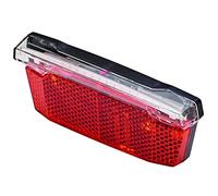 Prophete Unisex - Adults Rear Light with COB LED and Brake Light Function, Red, One Size