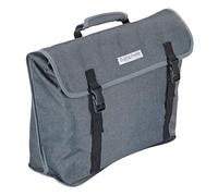Prophete Urban Side Pannier Bag, 20 L, Water-Repellent, Hackenbef with Carry Strap, Concealable Mounting Elements, Grey
