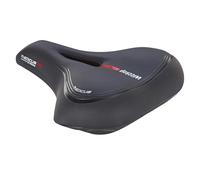 Prophete Wittkop Medicus Twin 3.0 Saddle, City Saddle, Bicycle Saddle, Gel Insert and Elastomer Damping, 5-Zone Padding, Black