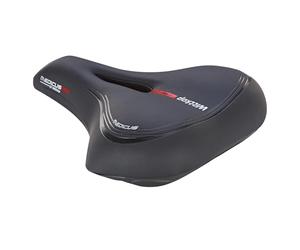 Prophete Wittkop Medicus Twin 3.0 Saddle, City Saddle, Bicycle Saddle, Gel Insert and Elastomer Damping, 5-Zone Padding, Black