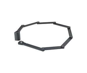Prophete XXL folding lock with bracket, length 120 cm, colour black