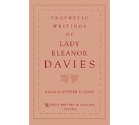 Lady Eleanor Davies – Prophetic Writings – Women Writers in English 1350–1850 – Paperback