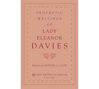 Prophetic Writings of Lady Eleanor Davies.New 9780195087178 Fast Free Shipping<|