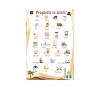 PROPHETS OF ISLAM Canvas Poster Bedroom Decor Sports Landscape Office Room Decor Gift Unframe-style 16x24inch(40x60cm)