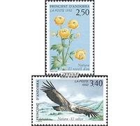 Prophila Collection Andorra - french Post 441-442 (complete.issue.) unmounted mint/never hinged ** MNH 1992 Conservation (Stamps for collectors) Birds