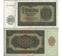 Prophila Collection Banknote DDR Rosenbg: 345b, KN 7stellig, with Plate number uncirculated 1948 50 Mark (money for collectors - no means of payment)