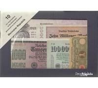 Prophila Collection Banknote German Empire 10 various money Weimar Republic (money for collectors - no means of payment)