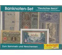 Prophila Collection Banknote German Empire 4 various Geldscheine + 1 historical Securities (money for collectors - no means of payment)